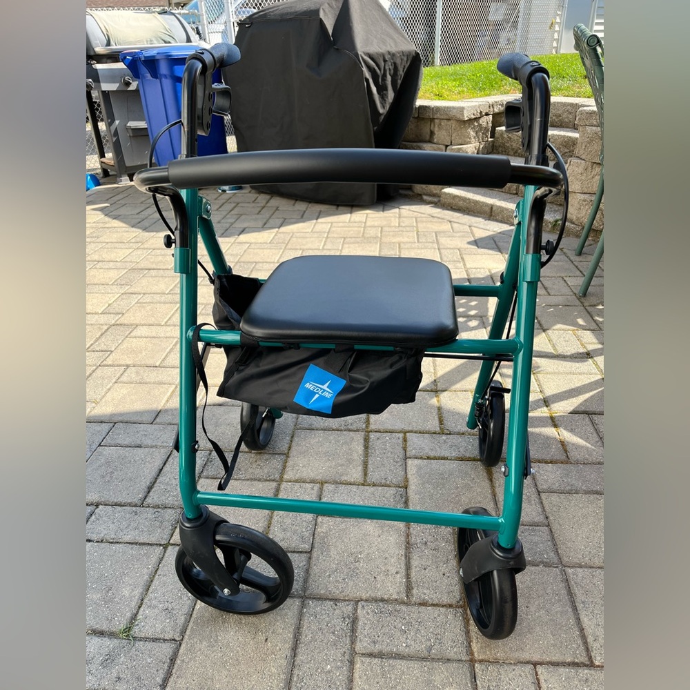 Medline Steel Rollator Walker